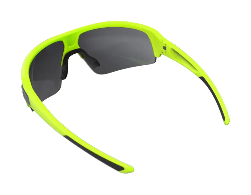 BBB Impulse Cycling Sport Glasses Neon Yellow Smoke Lenses BSG-62 -4