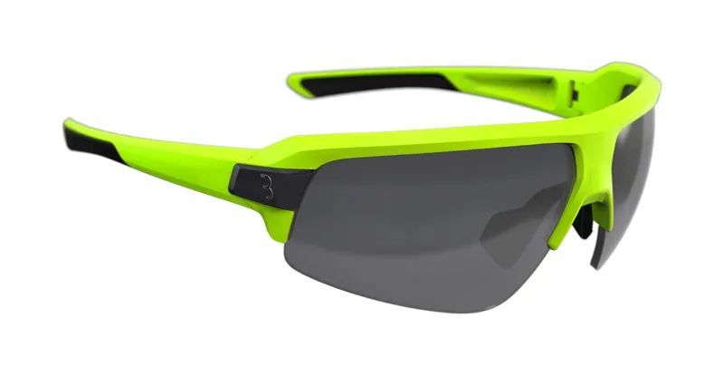 BBB Impulse Cycling Sport Glasses Neon Yellow Smoke Lenses BSG-62 -3