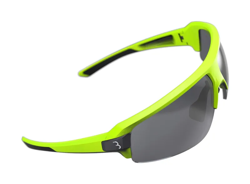 BBB Impulse Cycling Sport Glasses Neon Yellow Smoke Lenses BSG-62 