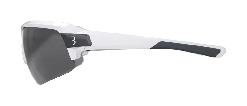 BBB Impulse Cycling Sport Glasses White Smoke Lenses BSG-62 -3