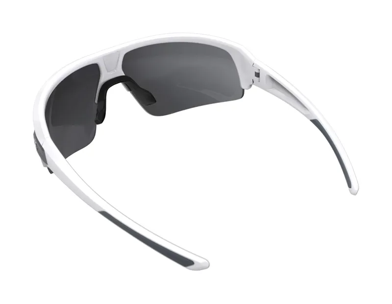 BBB Impulse Cycling Sport Glasses White Smoke Lenses BSG-62 -1