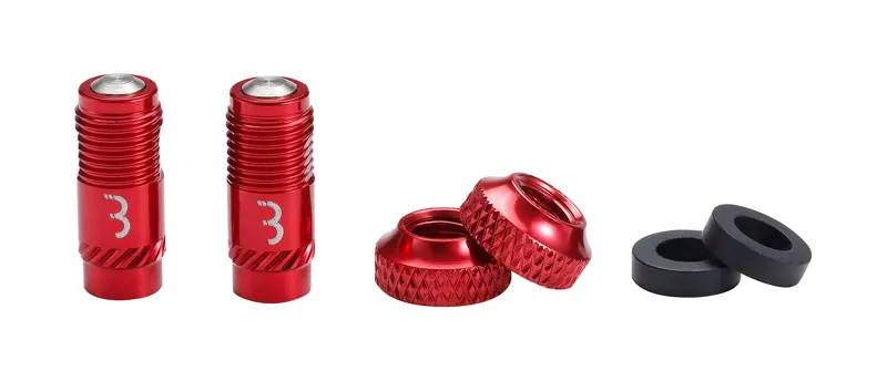 BBB CoreCaps Valve Caps 2pcs BTI-165 Red-2
