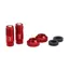 BBB CoreCaps Valve Caps 2pcs BTI-165 Red