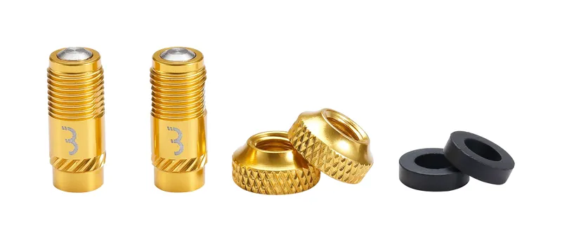 BBB CoreCaps Valve Caps 2pcs BTI-165 Gold-2