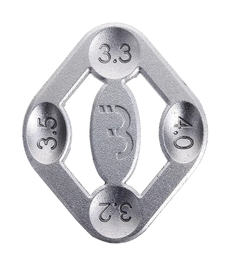 BBB Turner II Spoke Key Wrench Silver BTL-15-1