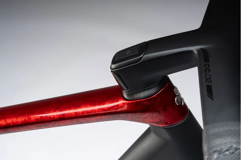 Colnago C-Series C72 Disc 2026 Carbon Road Race Frameset Black Red HFRD -3