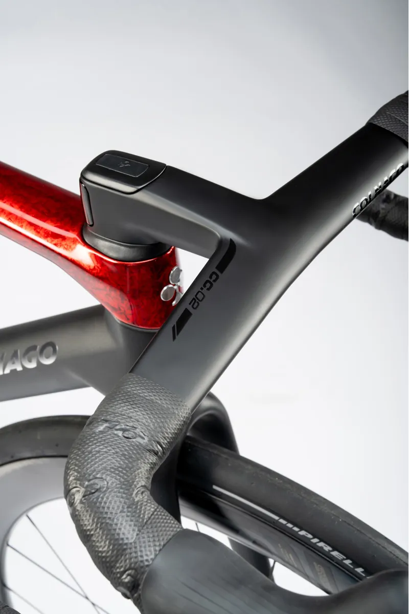 Colnago C-Series C72 Disc 2026 Carbon Road Race Frameset Black Red HFRD -6
