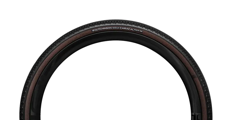 Hutchinson Caracal Race Grid Skin Gravel Tyre Speckled Tan Black 700 x-1