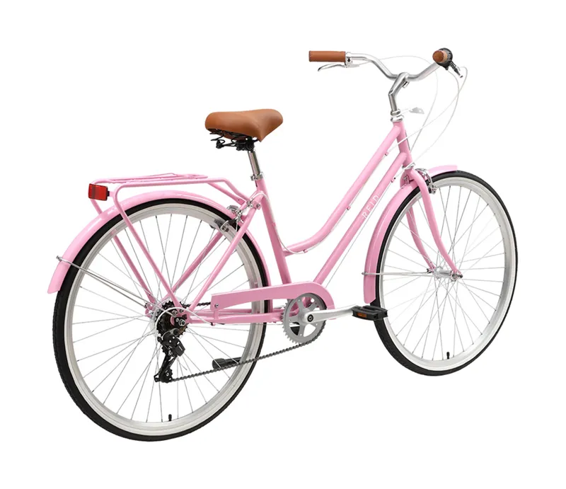 Reid Ladies Classic Vintage Shopper 7 Speed  Bike in Pink-2