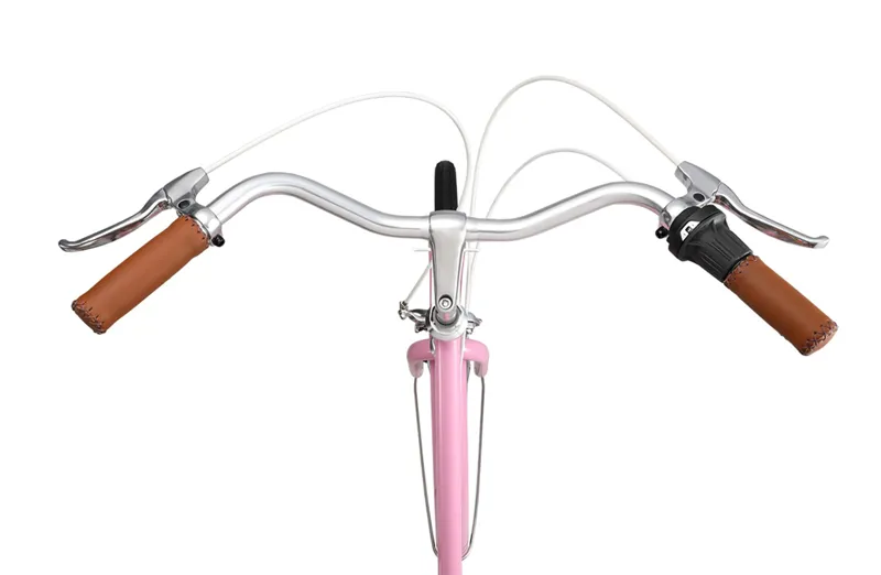 Reid Ladies Classic Vintage Shopper 7 Speed  Bike in Pink-3