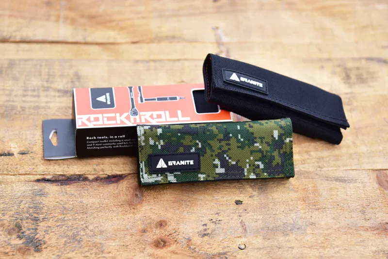 Granite ROCKnROLL Cycle Tool Kit Cordura Fabric Green Camo-5