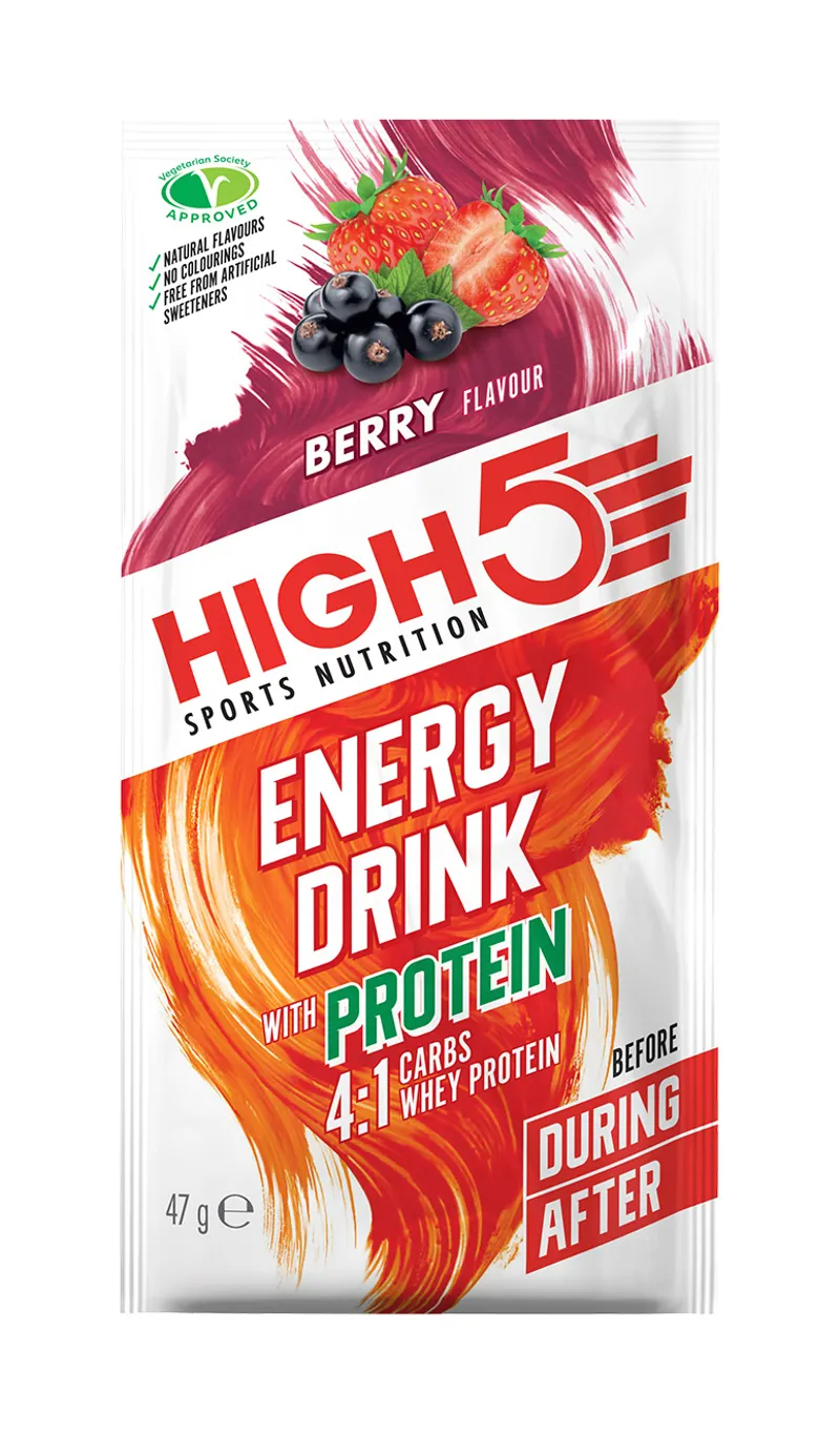 High5 Energy Drink With Protein 12x47g Sachet-1