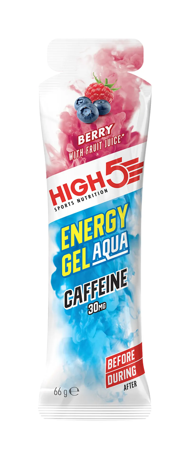 High5 Energy Gel Aqua Caffeine x20 66g Various Flavours Vegan Friendly-1