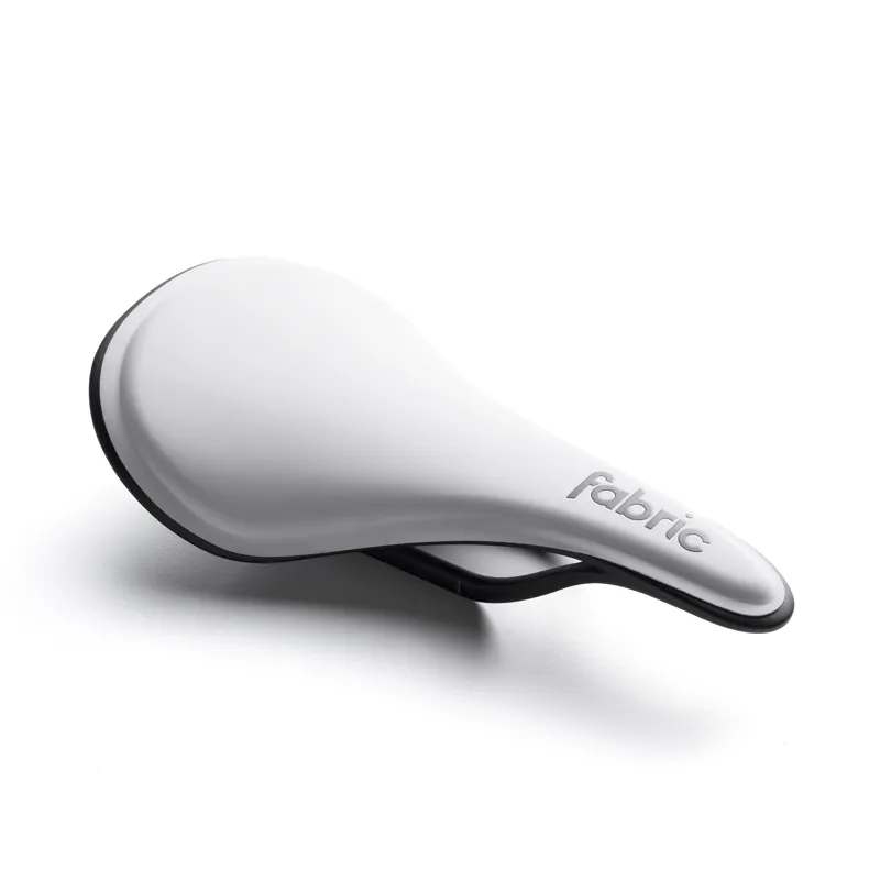 Fabric ALM Halo Saddle Road Bike Saddle with Carbon Fibre Underbody White