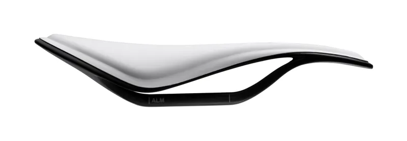 Fabric ALM Halo Saddle Road Bike Saddle with Carbon Fibre Underbody White-2