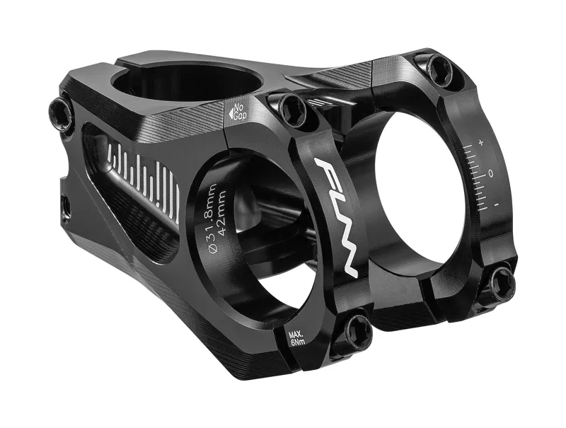 Funn Equalizer Zero Stem 31.8mm x 0 deg x 1.1/8 Black-1