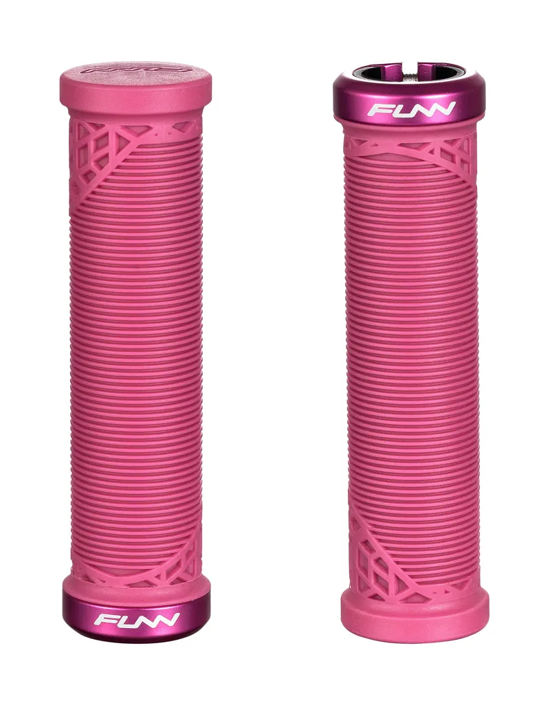 Funn Hilt Junior Lock On MTB Handlebar Grip Pink