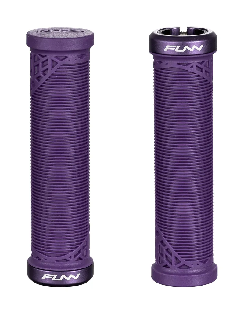 Funn Hilt Junior Lock On MTB Handlebar Grip Purple