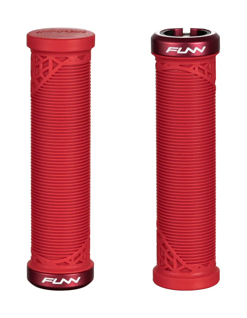 Funn Hilt Junior Lock On MTB Handlebar Grip Red