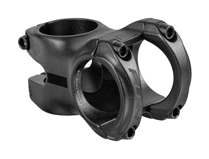 Funn Nixie Alloy MTB Stem 31.8mm 40/50mm 0 deg 1.1/8 Black