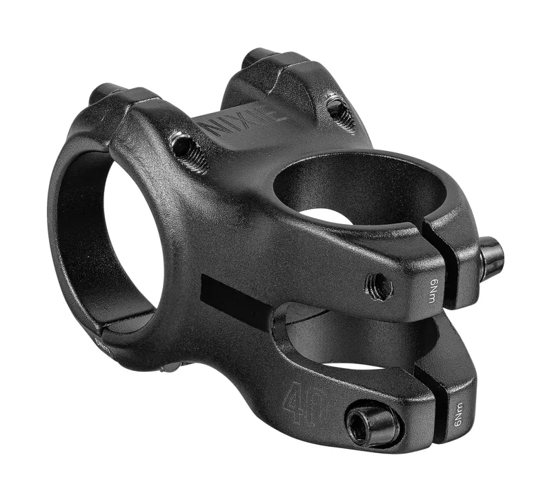 Funn Nixie Alloy MTB Stem 31.8mm 40/50mm 0 deg 1.1/8 Black-2