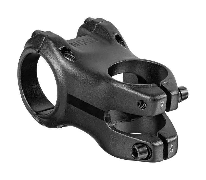 Funn Nixie Alloy MTB Stem 31.8mm 40/50mm 0 deg 1.1/8 Black-7