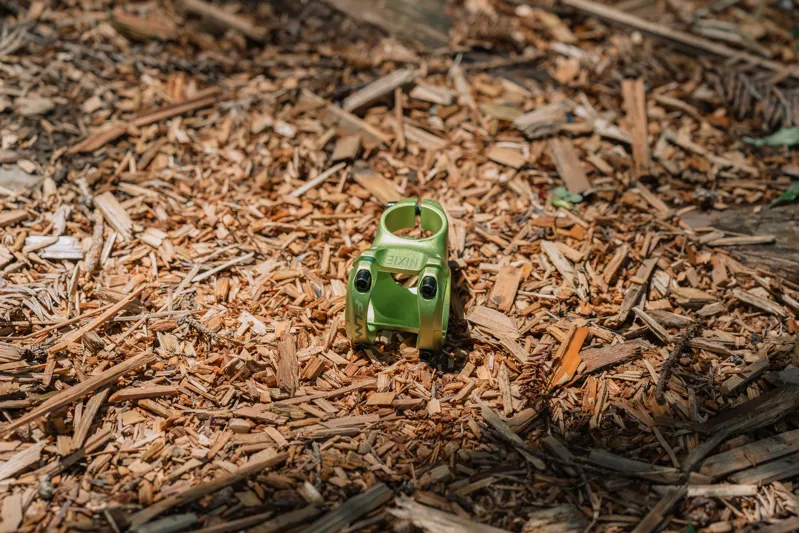 Funn Nixie Alloy MTB Stem 31.8mm 40/50mm 0 deg 1.1/8 Green-2