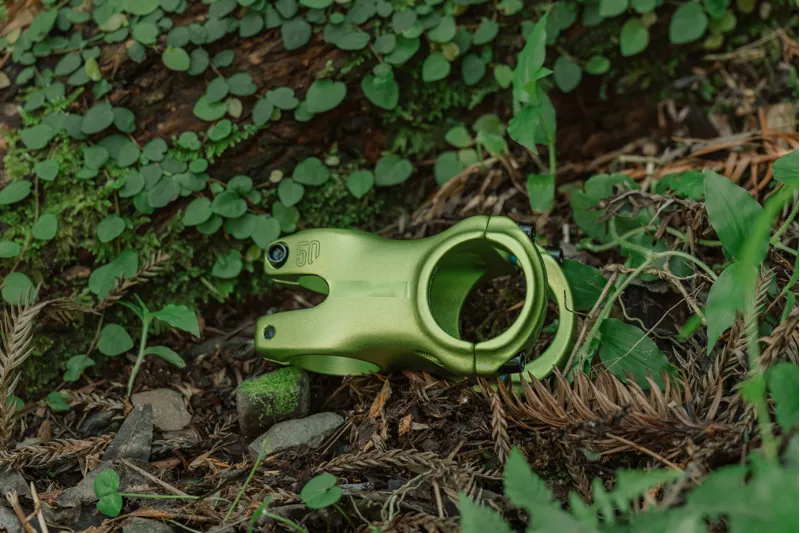 Funn Nixie Alloy MTB Stem 31.8mm 40/50mm 0 deg 1.1/8 Green-4