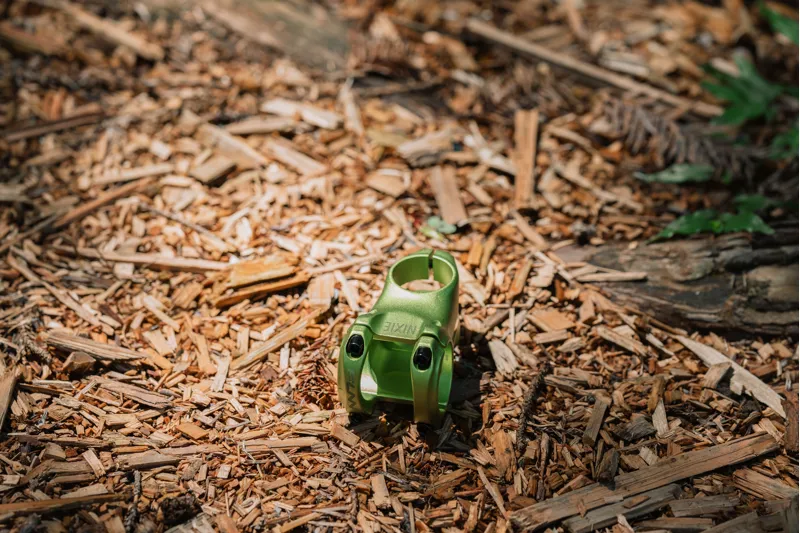 Funn Nixie Alloy MTB Stem 31.8mm 40/50mm 0 deg 1.1/8 Green-5