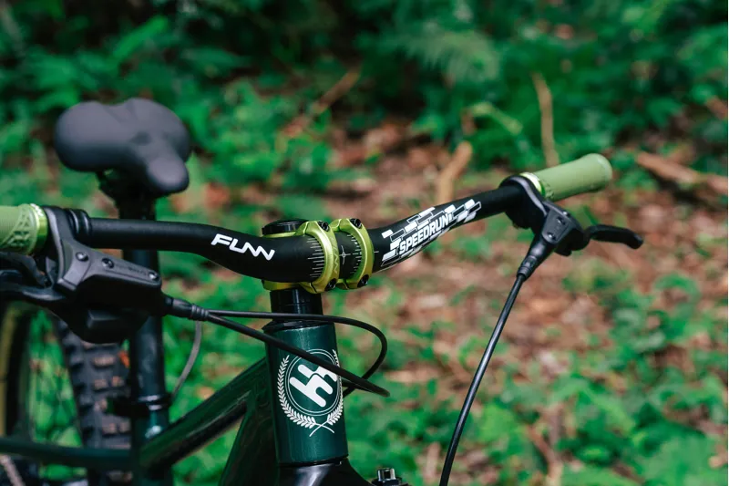 Funn Nixie Alloy MTB Stem 31.8mm 40/50mm 0 deg 1.1/8 Green-7