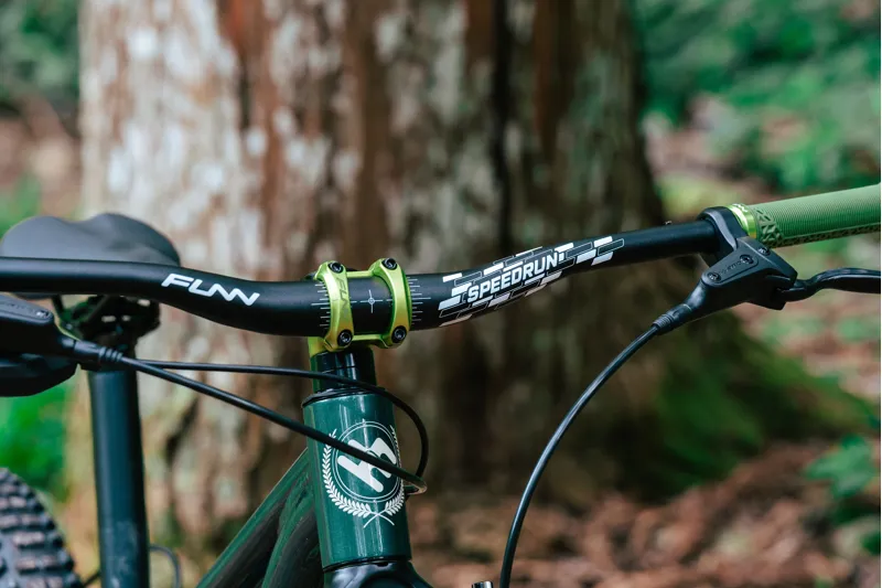 Funn Nixie Alloy MTB Stem 31.8mm 40/50mm 0 deg 1.1/8 Green-8