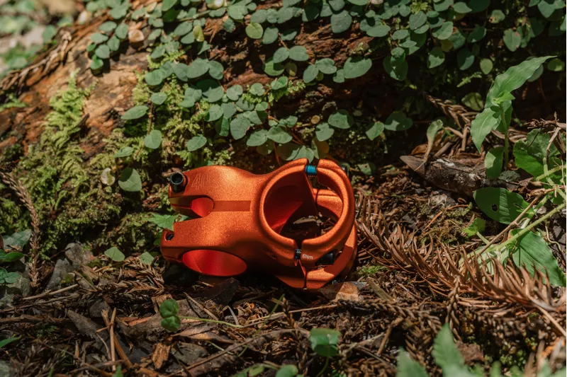 Funn Nixie Alloy MTB Stem 31.8mm 40/50mm 0 deg 1.1/8 Orange-1