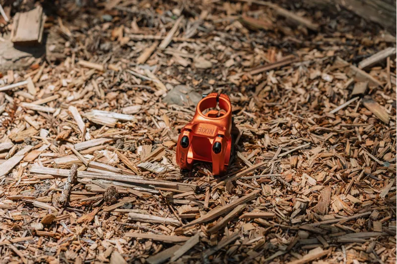 Funn Nixie Alloy MTB Stem 31.8mm 40/50mm 0 deg 1.1/8 Orange-2