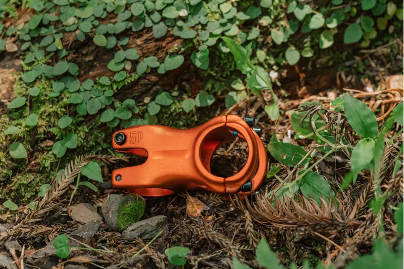 Funn Nixie Alloy MTB Stem 31.8mm 40/50mm 0 deg 1.1/8 Orange-4