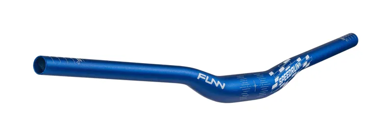 Funn Speedrun Youth MTB Riser Handlebar 680 x 31.8 x 20 mm Rise Blast Blue-1