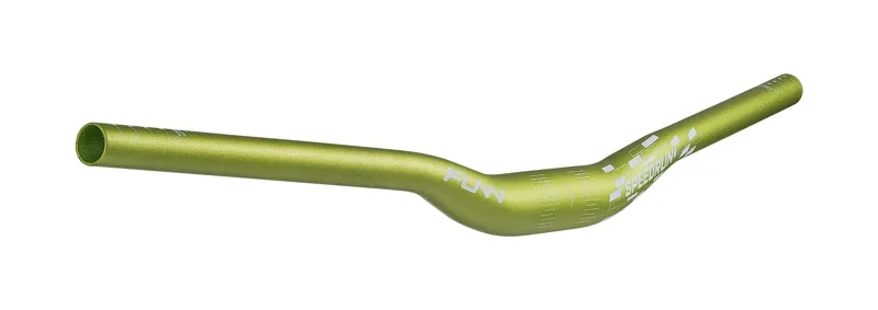 Funn Speedrun Youth MTB Riser Handlebar 680 x 31.8 x 20 mm Rise Blast Green-1