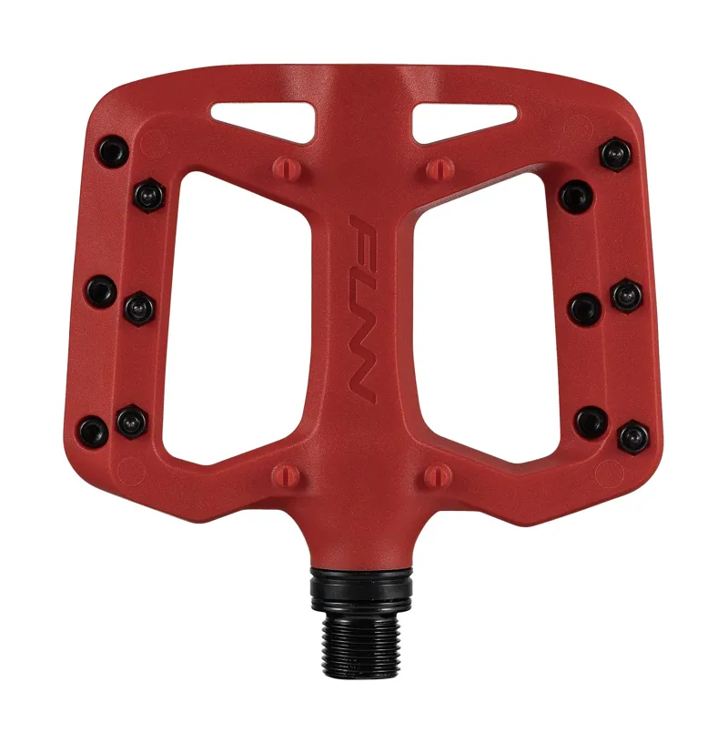 Funn Taipan S MTB Flat Platform Pedals for Smaller Feet Red-1
