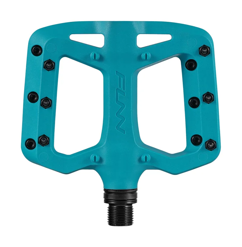 Funn Taipan S MTB Flat Platform Pedals for Smaller Feet Turquoise-1