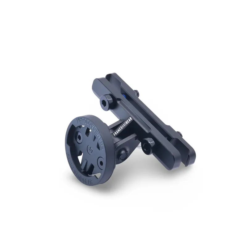Framesandgear Garmin/Wahoo Universal Saddle Mount CNC Aluminium For 7/10mm Saddle Rails