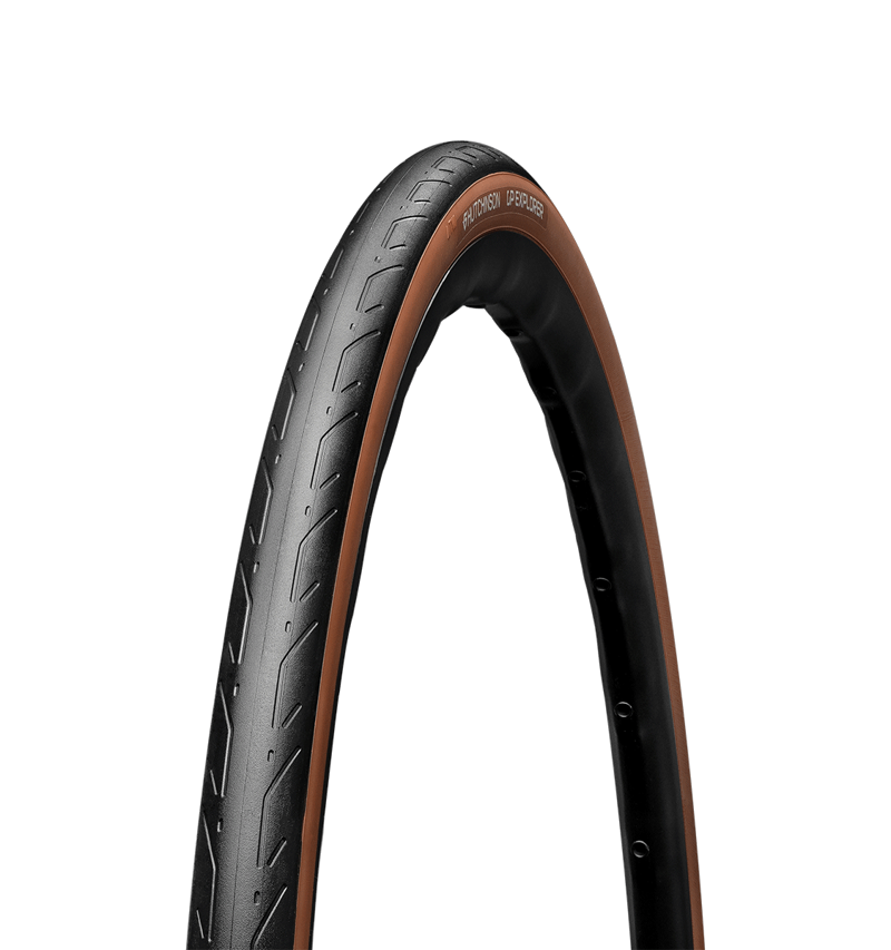 Hutchinson GP Explorer Road Bike Leisure Tyre Folding Bead Tan Wall 700 x 26/28/30/32