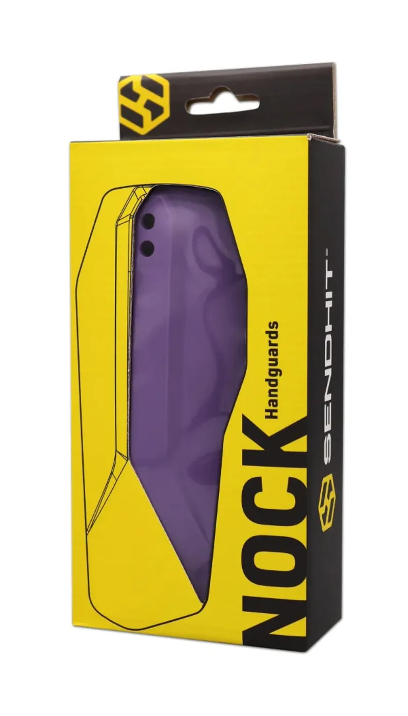 Sendhit Nock MTB Enduro/Downhill Hand Guards V2 Pair Purple/Black-6