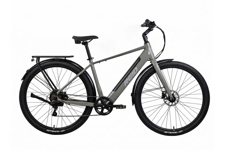 Reid Pulse SO 7 Speed 700C Commuter Ebike in Cool Grey