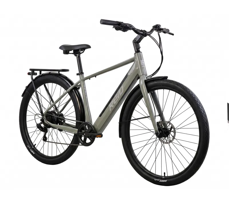 Reid Pulse SO 7 Speed 700C Commuter Ebike in Cool Grey-1