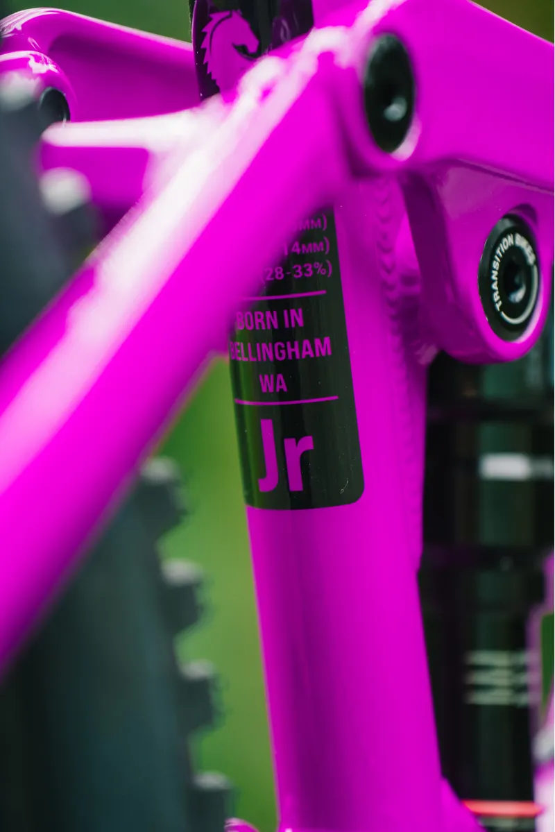 Transition Ripcord Complete Bike 130mm Travel Kids MTB Boysenberry -8