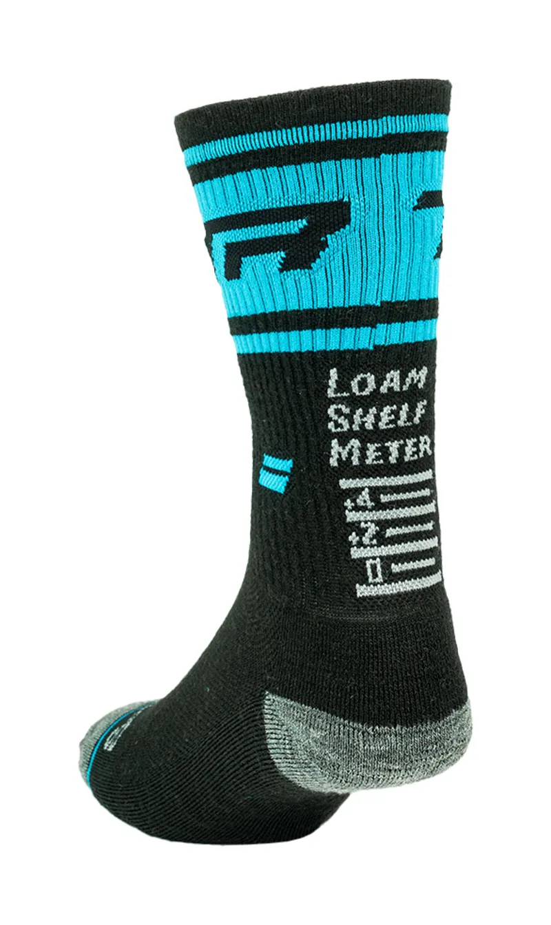 Transition TBC Loam-O-Meter Wool Socks Black TR Blue 
