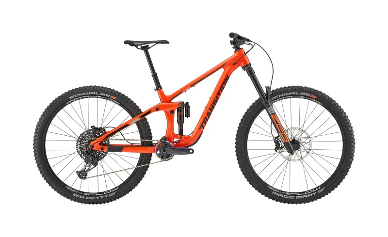 Transition Spire Alloy MTB GX Complete Bike Factory Orange