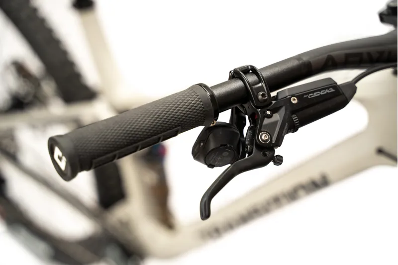 Transition Spur Carbon MTB Complete Bike Hazy Grey Large GX AXS-5