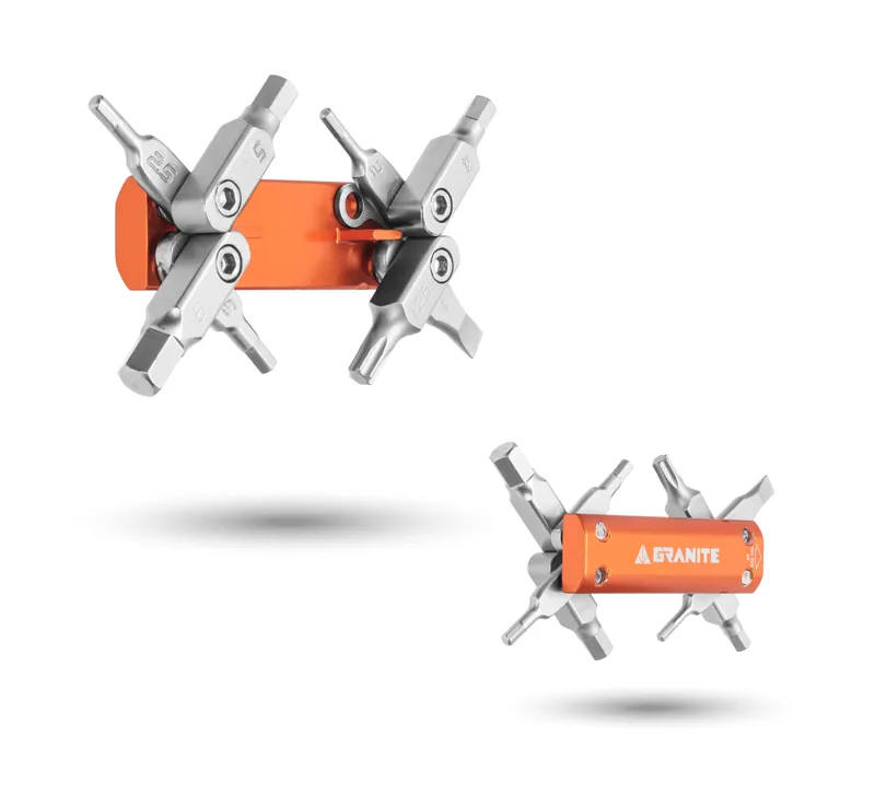 Granite STASH MTB Hidden Steerer Tube Multi-Tool Orange-7