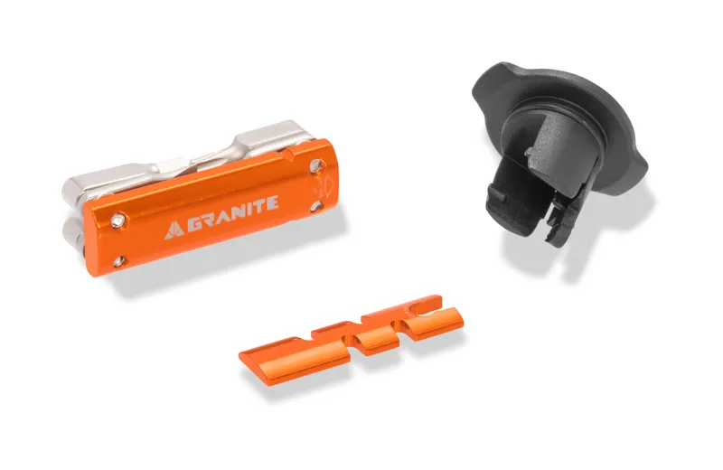 Granite STASH MTB Hidden Steerer Tube Multi-Tool Orange-9