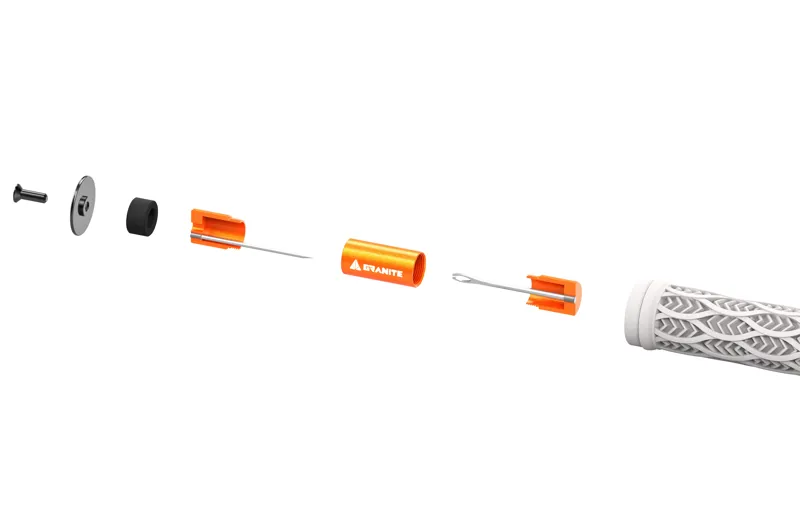Granite STASH Hidden Handlebar Tyre Plug Repair Kit Orange-3
